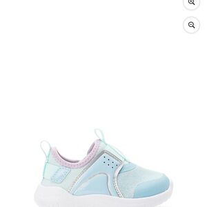Kids Light Blue and White Sneakers